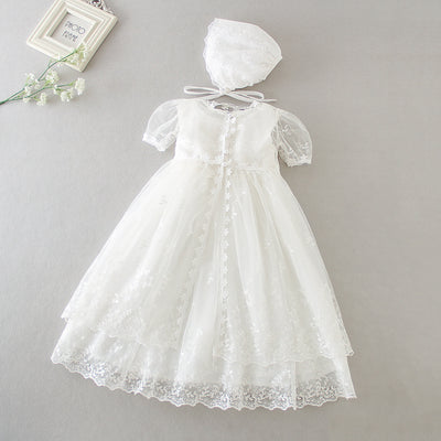 Vestido de Bautizo Extendido para Bebé y Niño de Un Año - Image 8