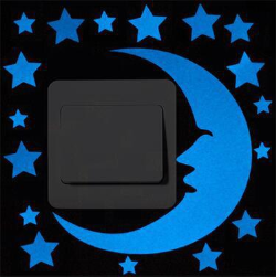 Pegatina Interruptora Luminosa Azul con Diseño Infantil - Image 6