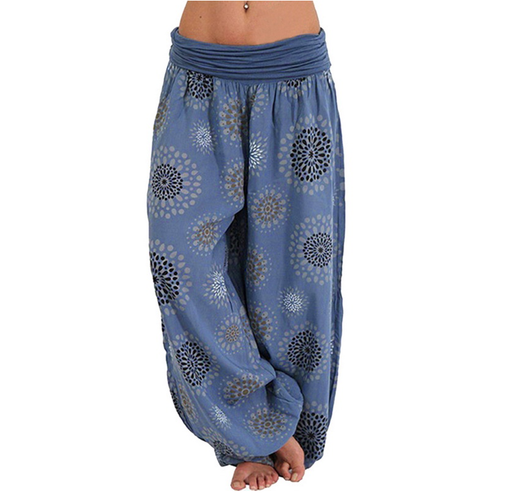 Pantalones Casuales Mujer Estilo Europeo con Estampado Digital y Corte Relajado - Image 3