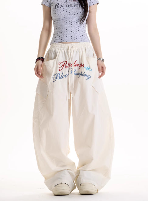 Pantalones Anchos Casual Retro Estilo Hot Girl - Image 14