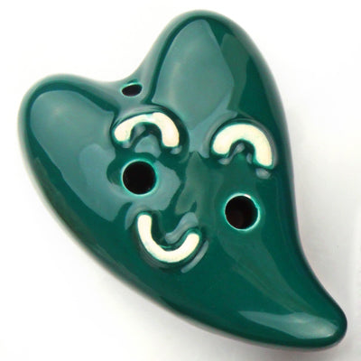 Flauta de Porcelana en Forma de Corazón con Esmalte Brillante - Image 3