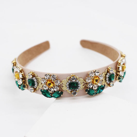 Diadema con Rhinestones, Piedras Preciosas y Perlas - Image 10