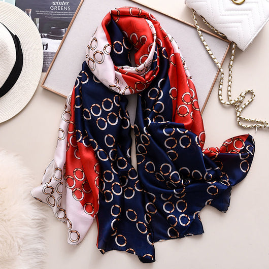 Pashmina Elegante Estilo Occidental - Bufanda Fina de Seda para Invierno - Image 11