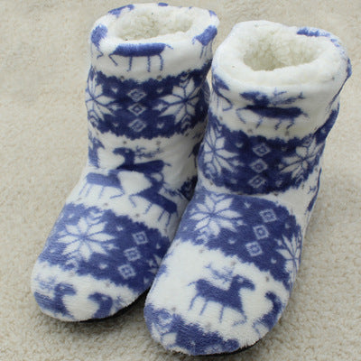 Botas de Interior Terciopelo Coral con Estampado - Image 10