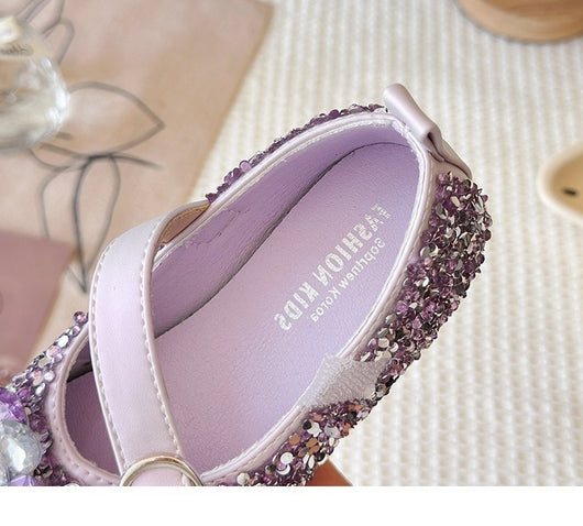 Zapatos de Rendimiento para Niñas con Diamante de Luz en Cristal - Image 10