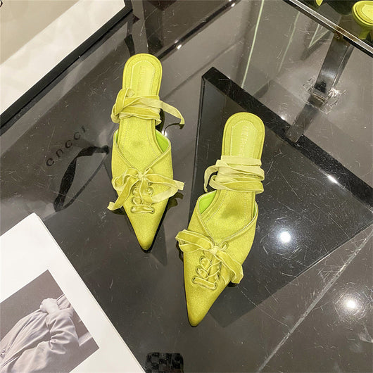 Sandalias Elegantes con Punta Francesa y Tiras Ajustables para Verano - Image 10