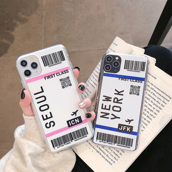 Funda de Celular Diseño Boarding Pass