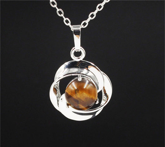 Collar Colgante de Flor en Cristal Natural - Image 23