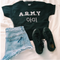 Camiseta A.R.M.Y Unisex con Letras Digitales - Estilo Urbano Casual