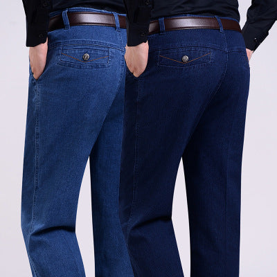 Jeans Elásticos para Hombre Mayor - Cintura Cómoda y Ajuste Holgado