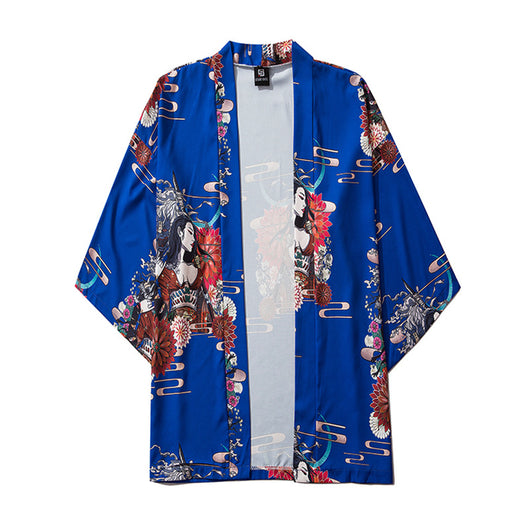 Bata Kimono Suelta de Lino - Image 2