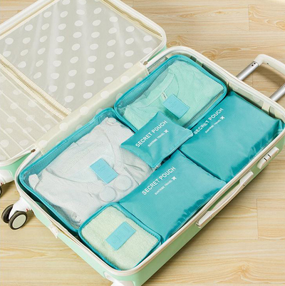 Organizador de Viaje en Nylon Impermeable - Cubos de Empaque Durables - Image 6