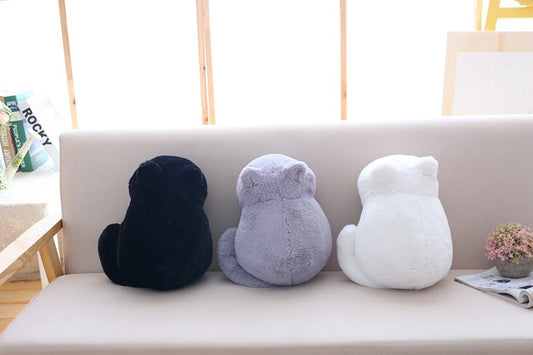 Gato de Peluche Negro Elegante - Juguete Decorativo Adorable para Regalos - Image 2