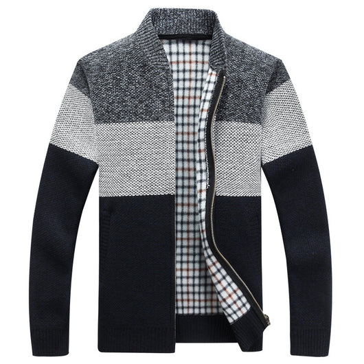 Suéter Saco Hombre Cuello V Oversize Cálido - Image 8