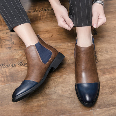Botas Martin de Punta Afilada Estilo Británico para Hombre - Image 3
