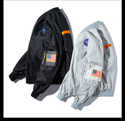 Chaqueta Bomber Astronauta Unisex - Estilo Urbano y Funcional - Image 3