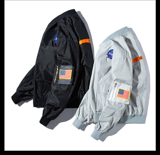 Chaqueta Bomber Astronauta Unisex - Estilo Urbano y Funcional - Image 3
