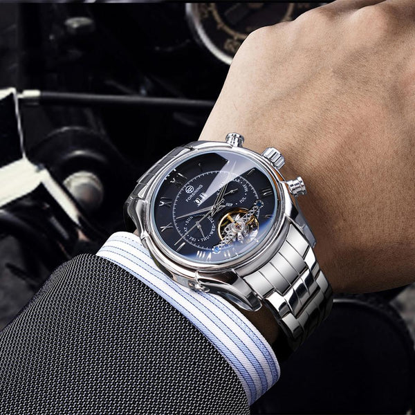 Reloj Automático Multifuncional Flywheel para Hombre