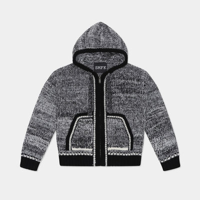Sudadera Suelta Casual con Rayas en Punto Acogedor - Image 3