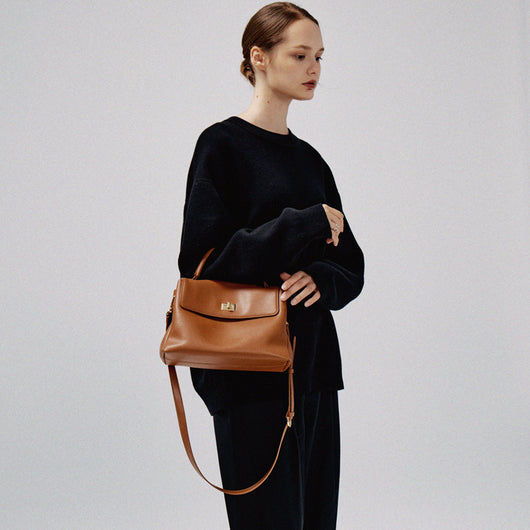 Bolso Bandolera de Cuero Genuino con Gran Capacidad para Mujer - Image 13