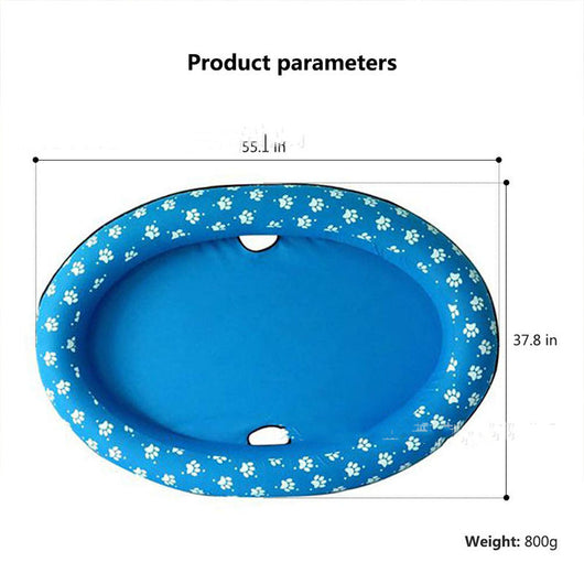 Hamaca Flotante Inflable para Perros - Piscina Refrescante para Mascotas - Image 15