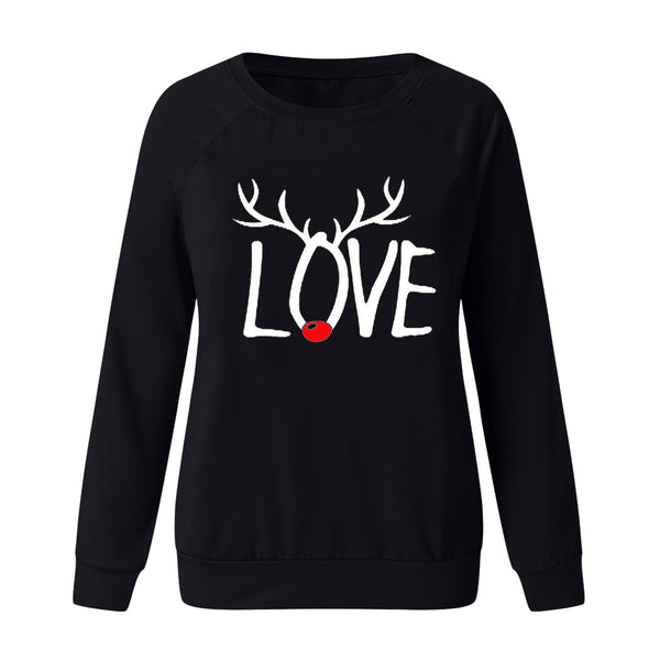Suéter Navideño Estampado Cuello Redondo Manga Larga para Mujer - Image 19