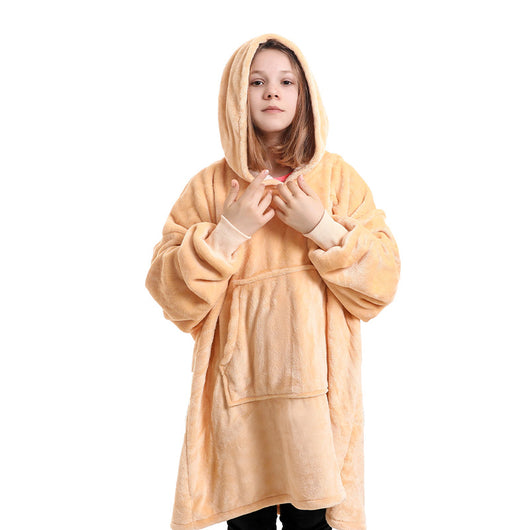 Sudadera con Capucha Mujer Doble Capa Franela Casual - Image 11
