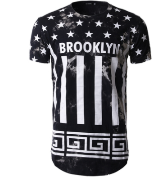 Camiseta Casual con Estampado de Estrella de Cinco Puntas - Image 5