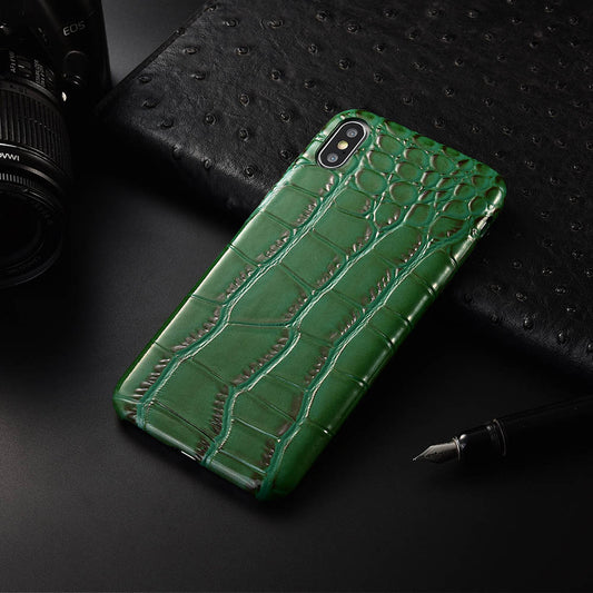 Funda de Cuero PU Anti-Caídas con Rejilla de Protección