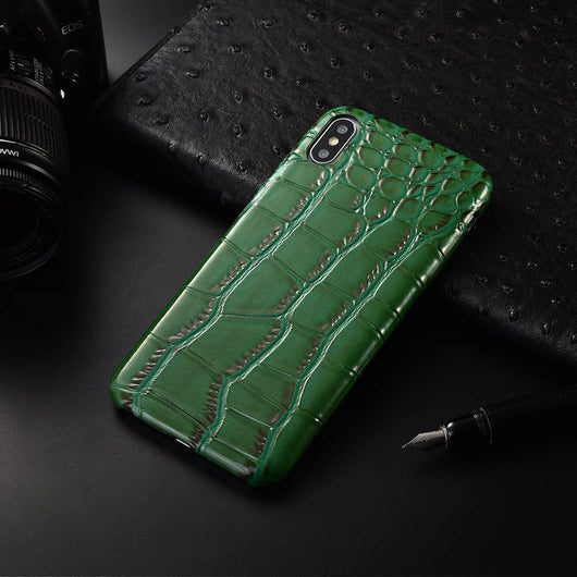 Funda de Cuero PU Anti-Caídas con Rejilla de Protección