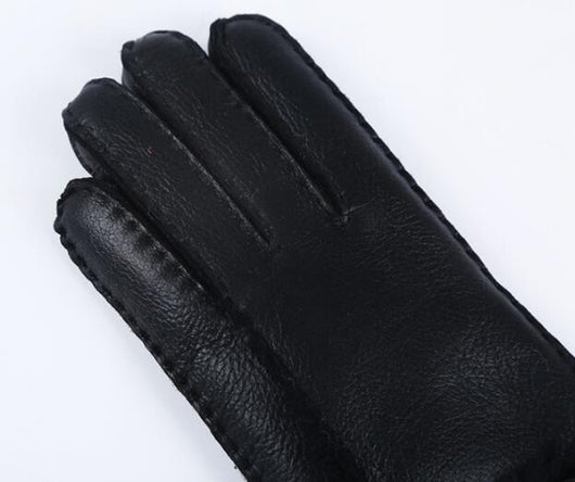 Guantes de Piel de Oveja Resistentes al Viento - Image 5