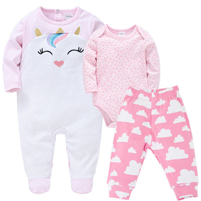 Conjunto de Tres Piezas para Bebé - Otoño e Invierno - Image 3