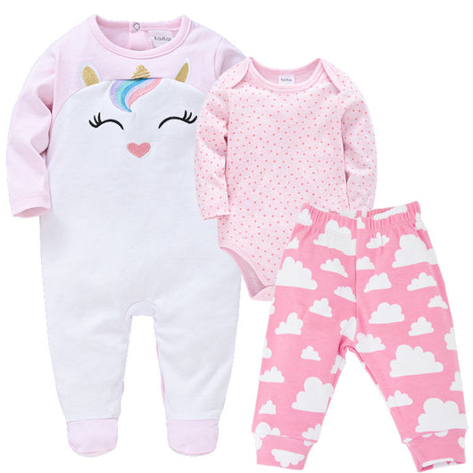 Conjunto de Tres Piezas para Bebé - Otoño e Invierno - Image 3