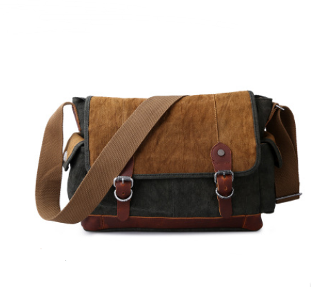 Bolsa de Lona Retro con Solapa - Estilo Vintage - Image 5