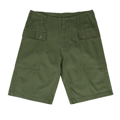 Pantalones Cortos Militares Retro con Múltiples Bolsillos - Image 3