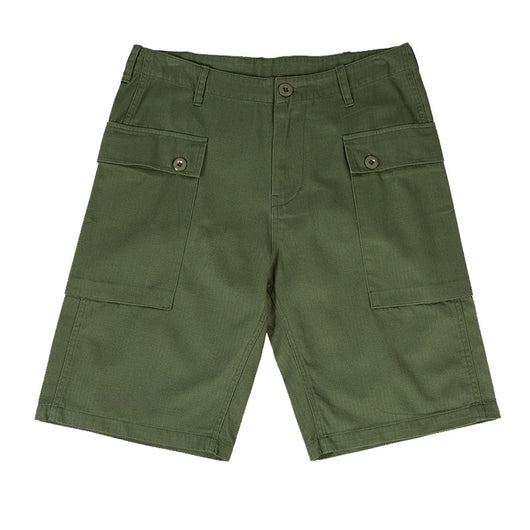 Pantalones Cortos Militares Retro con Múltiples Bolsillos - Image 3