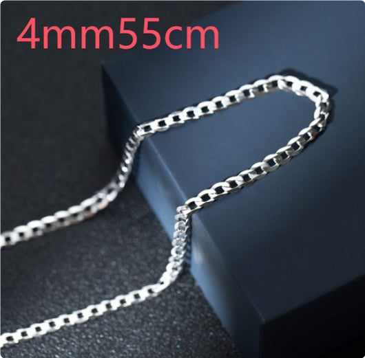 Cadena Cubana de Plata Esterlina S925 para Hombre - Collar Dominante de Clavícula - Image 19