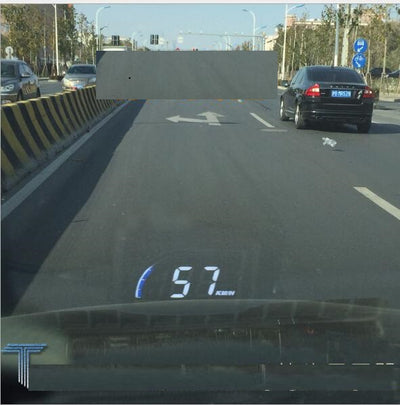 Pantalla HUD Digital OBD2 - Velocidad, Temperatura y Kilometraje en Tiempo Real - Image 3