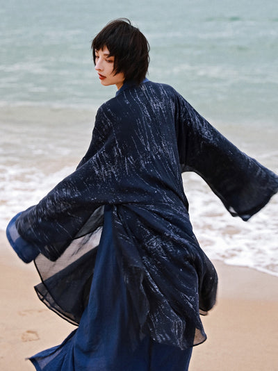Vestido Cardigan Hanfu Tres Piezas - Elegancia Tradicional Moderna - Image 6