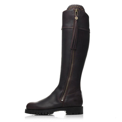 Botas Altas con Tacón Bajo Cuadrado y Detalles Metálicos - Image 6