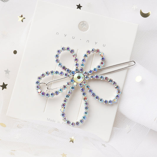 Pasador de Cabello con Strass Alfabeto y Estrella para Flequillo - Image 2