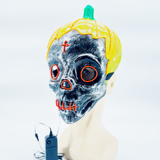 Máscara de Calavera con LED Brillante para Halloween - Image 3