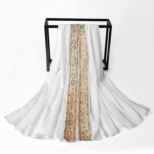Pañuelo de Encaje con Perlas para Mujer - Elegancia y Estilo - Image 20