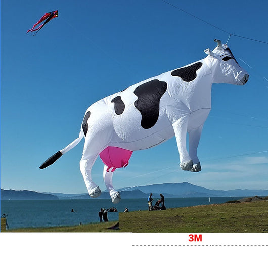 Colgante de Cometa Suave en Tela Nylon Mecánica - Diseño Vaca - Image 6