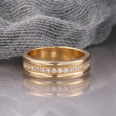Anillo de Moda Dorado con Rhinestones Plateado en Cobre - Image 14