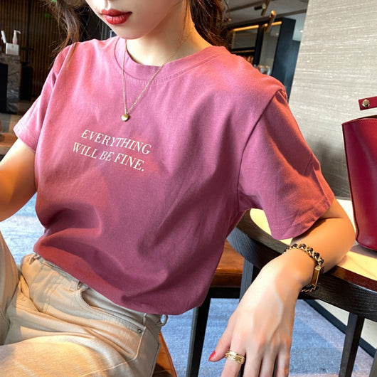 Blusa de Verano Suelta con Manga Corta para Mujer - Image 26