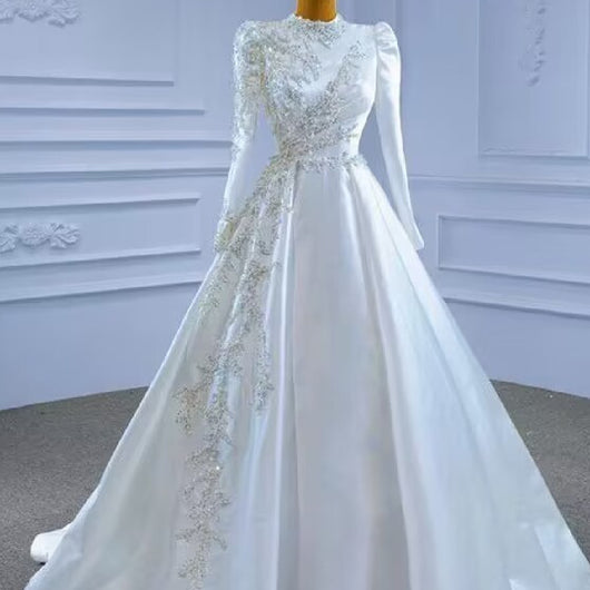 Vestido de Novia Elegante Espalda Descubierta - Image 2