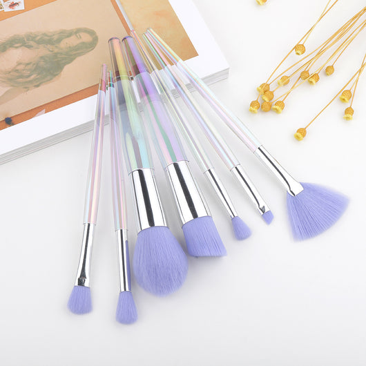 Set de Brochas de Maquillaje con Patrón Gota de Agua - Image 4