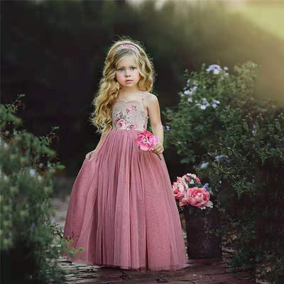 Vestido Princesa con Tirantes y Estampado Floral - Image 6
