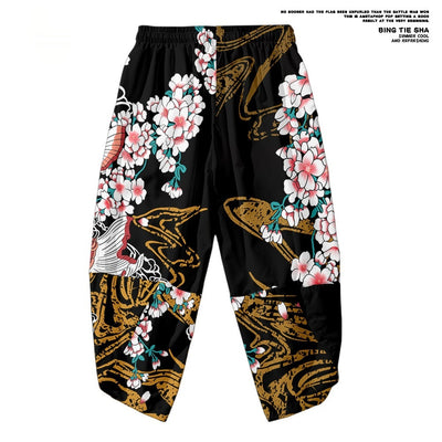 Conjunto Kimono Harajuku Estampado Digital Koi - Bata, Pantalones Cortos y Capa - Image 5
